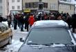 Ostróda: Mieszkańcy Osiedla Plebiscytowego protestowali pod ratuszem