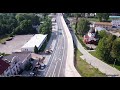 Ostróda - Budowa wiaduktu (2019-06-13) - ul. Drwęcka - przelot 4K