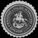 Siegelmarke Magistrat und Polizei-Verwaltung Osterode-Ostpreußen W0392339