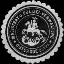 Siegelmarke Magistrat und Polizei-Verwaltung - Osterode Ostpr. W0301449