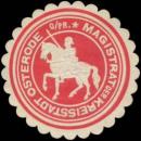 Siegelmarke Magistrat der Kreisstadt Osterode-Ostpreussen W0345417
